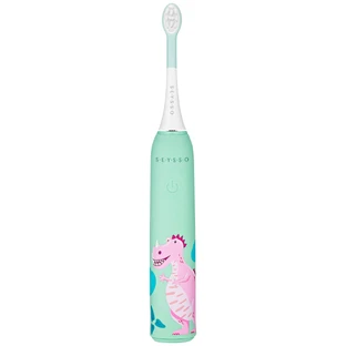 Seysso Kids Dinosaur Coral, cepillo de dientes sónico para niños, a partir de 3 años