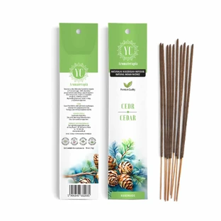 Your Candle, natural Indian incense sticks, cedar, 10 pieces