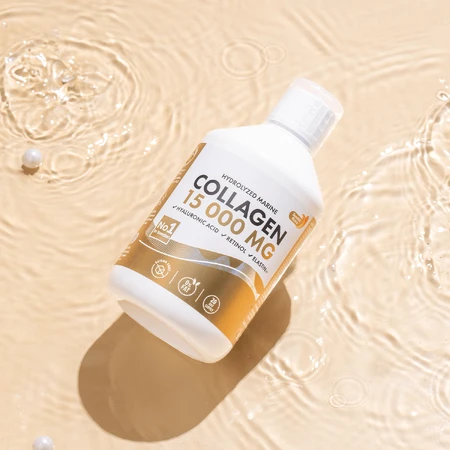 Swedish Nutra Marine Collagen 15000 mg, Apfelgeschmack, 500 ml