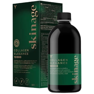 Yasenka Skinage Collagen Elegance 10000, goût cerise, 500 ml