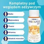 Resource 2.0 kit, nutritional formula, pineapple-mango flavor, 8 x 200 ml + strawberry flavor, 200 ml free