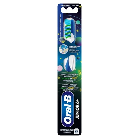 Oral-B Junior, Kinderzahnbürste, weich, 6-12 Jahre, 1 Stück