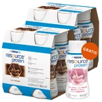 Kit Resource Eiwit, voedingspreparaat, chocoladesmaak, 8 x 200 ml + aardbeiensmaak, 200 ml gratis