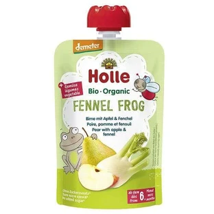Biologische appel- en venkelmoes, +6 maanden, 100 g, Holle Babyvoeding