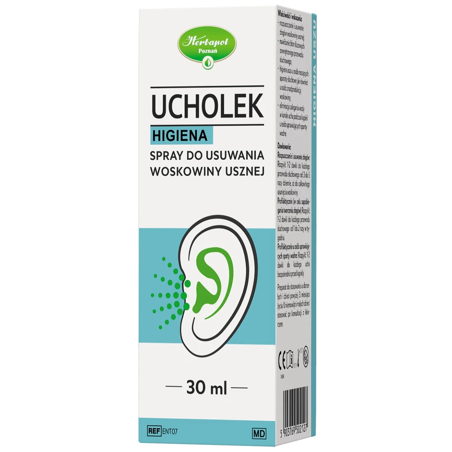 Ucholek Hygiene, earwax removal spray, 30 ml