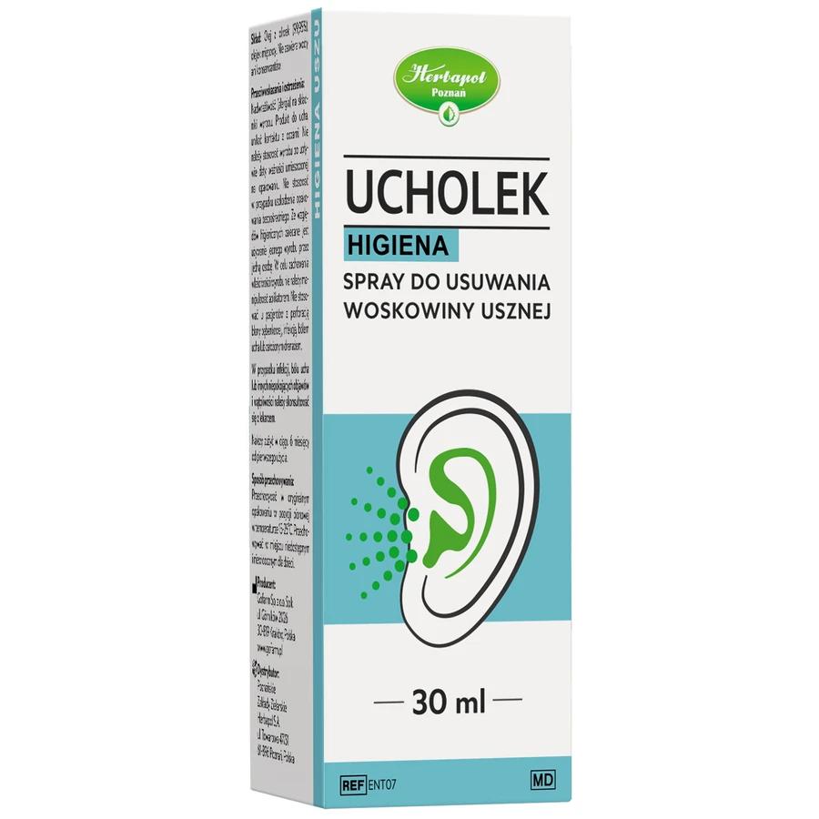 Ucholek Hygiene, earwax removal spray, 30 ml