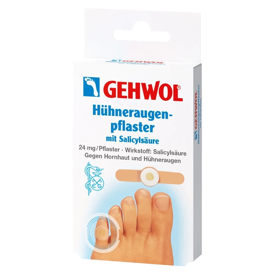 Gehwol, comfort likdoornpleisters met salicylzuur, 8 stuks