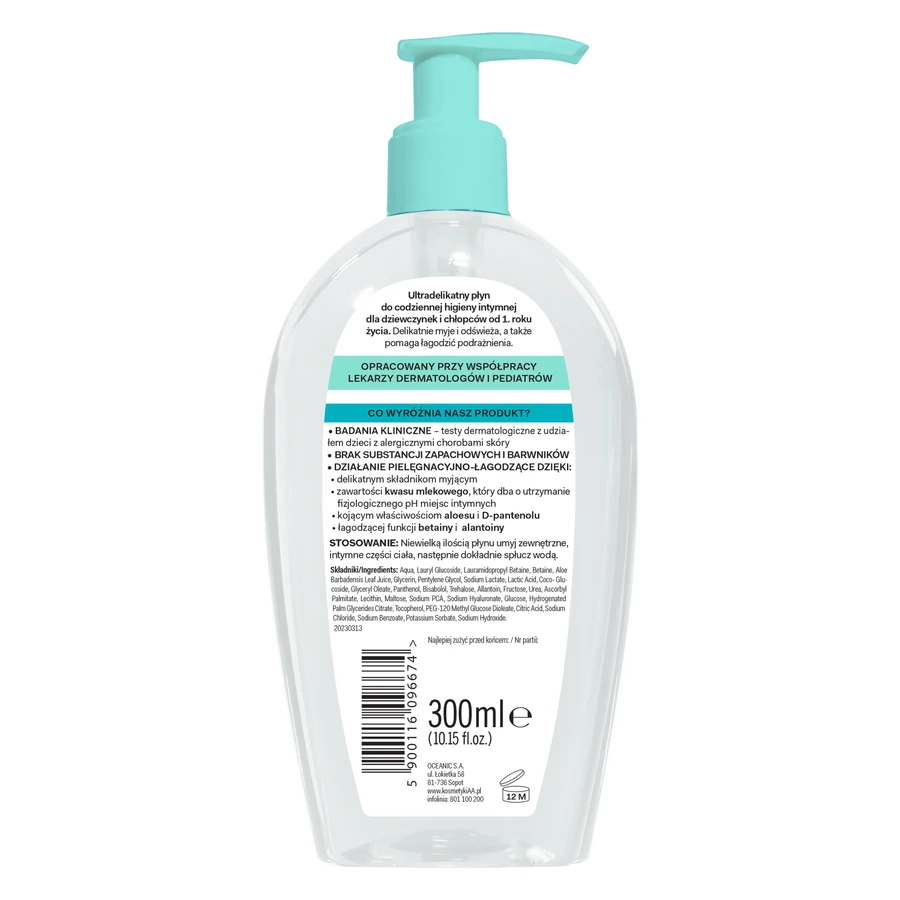 AA Intymna Kids, intimate hygiene lotion for children, 300 ml