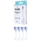 Zent SoniQ+, sonic toothbrush tips, standard, 4 pieces