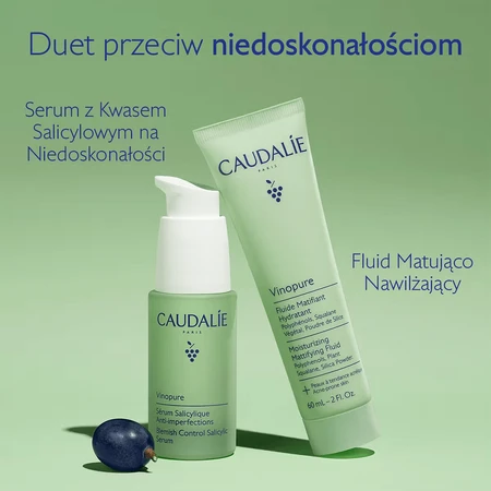Caudalie Vinopure, matterende en hydraterende fluid, 60 ml