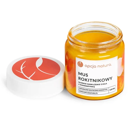 Natura Option, duindoorn body mousse, 120 ml
