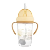Canpol Babies, Tropfbecher mit Schlauch und Gewicht, Mountains, beige, ab 6 Monaten, 270 ml, 1 Stück