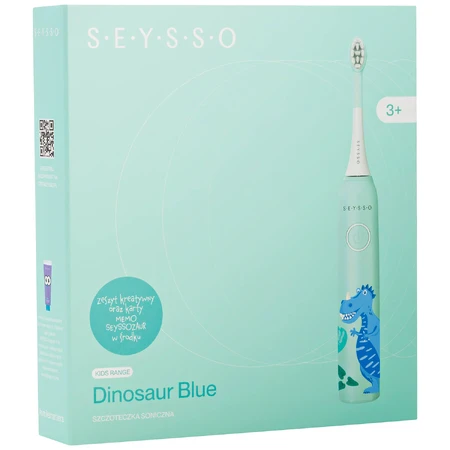 Seysso Kids Dinosaur Blue, sonische tandenborstel voor kinderen vanaf 3 jaar