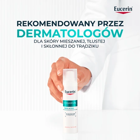 Eucerin DermoPure Clinical Triple Action, serum met drievoudige werking voor de vette en acnegevoelige huid, 40 ml