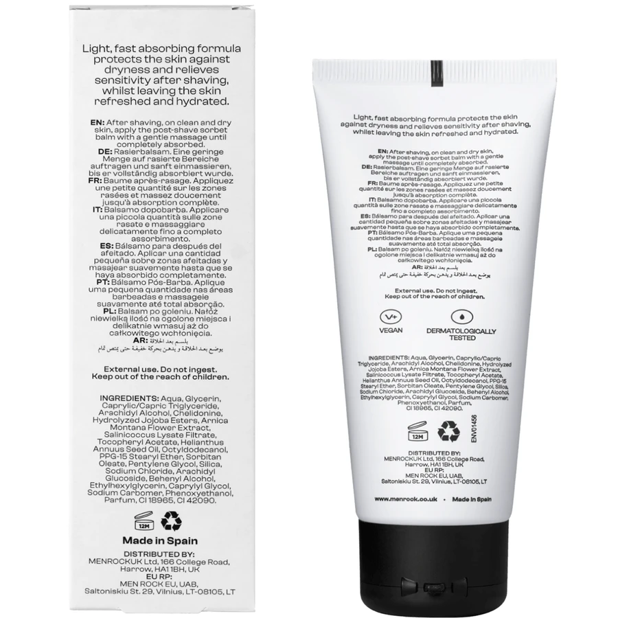Men Rock After Shave Sorbet, aftershave balsem, 100 ml