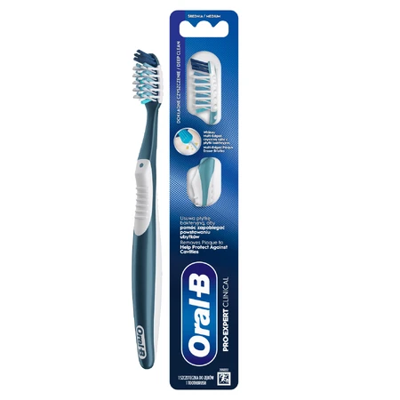 Brosse à dents Oral-B Cross Action Pro-Clean Clinical, moyenne, 1 pièce