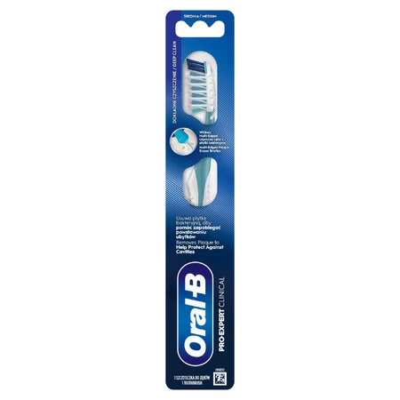Brosse à dents Oral-B Cross Action Pro-Clean Clinical, moyenne, 1 pièce