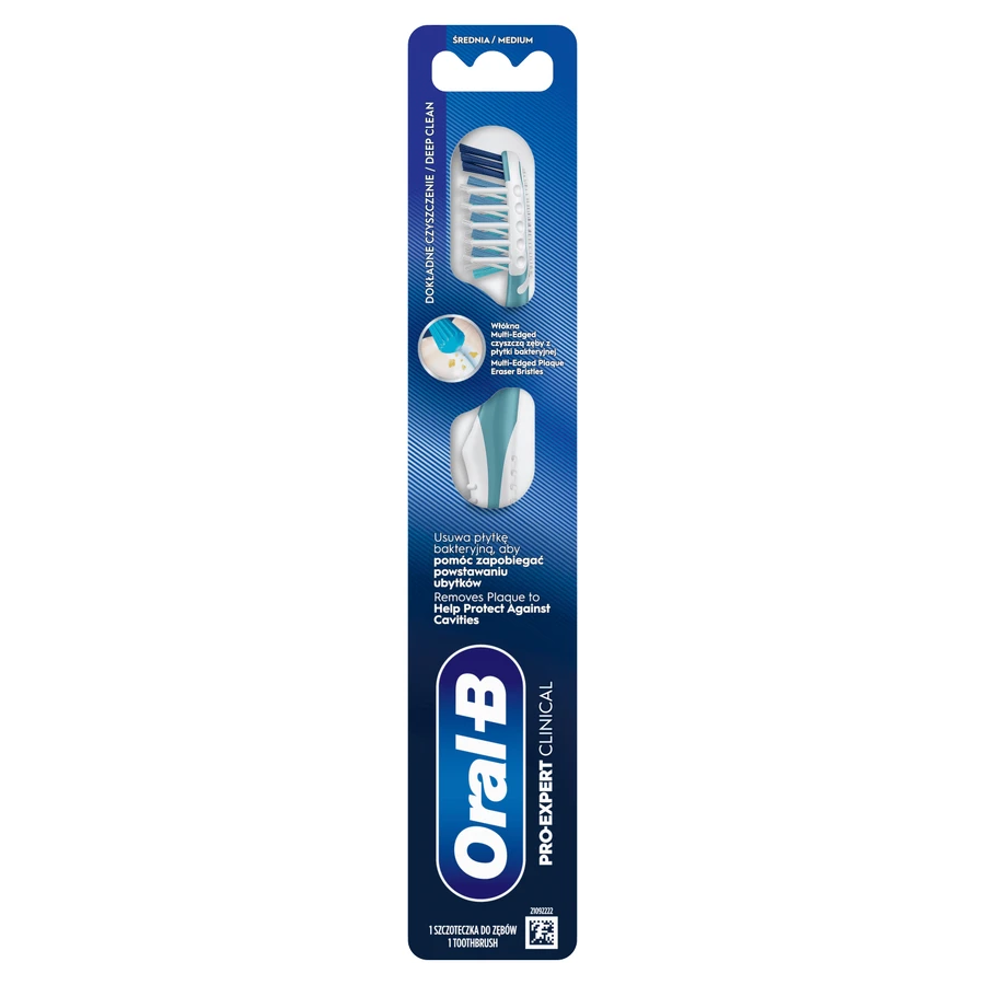 Brosse à dents Oral-B Cross Action Pro-Clean Clinical, moyenne, 1 pièce