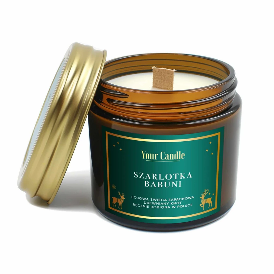 Your Candle Grandma's Apple Pie, bougie de soja, 120 ml