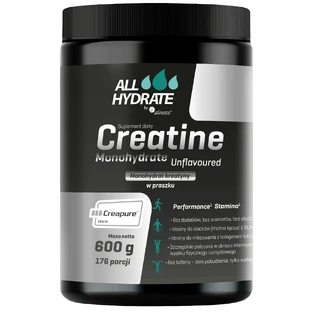 ALLhydrate Creatine Monohydrate, powder, natural flavor, 600 g