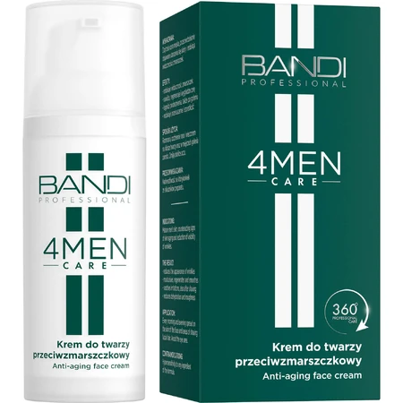 Bandi 4Men Care, face cream, anti-wrinkle, for men, 50 ml