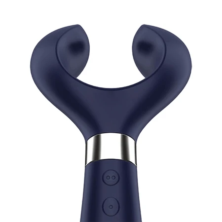 Satisfyer Endless Fun, vibrateur multifonctionnel pour couples, bleu