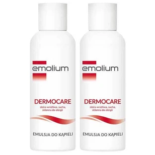 Set Emolium Dermocare, emulsión de baño, desde el primer día de vida, 2 x 400 ml