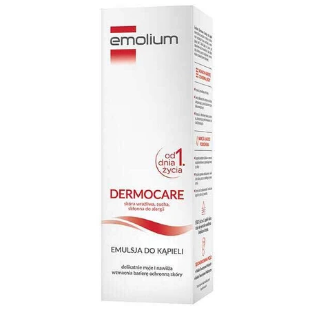 Set Emolium Dermocare, emulsión de baño, desde el primer día de vida, 2 x 400 ml
