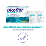 Dicoflor Elektrolity, voor kinderen en volwassenen, bananensmaak, 10 sachets