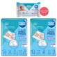 Canpol Babies Set, Multifunktionsbinden, Einwegbinden, mit Klebestreifen, 90 cm x 60 cm, 2 x 10 Stück + Feuchttücher, 60 Stück gratis
