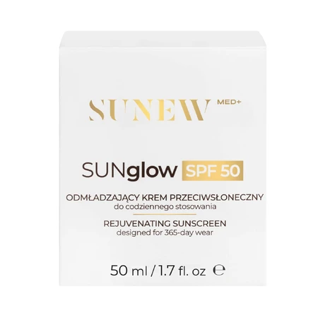 SunewMed+ SUNglow SPF 50 rejuvenating sunscreen, 50 ml