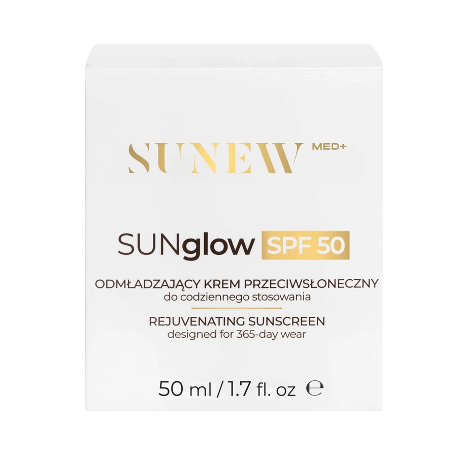 SunewMed+ SUNglow SPF 50 rejuvenating sunscreen, 50 ml