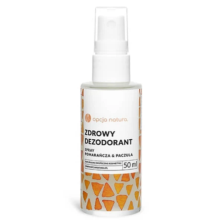 Opcja Natura Healthy Deodorant, Spray, Orange & Patchouli, 50 ml