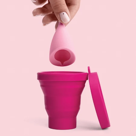 Intimina Sterilisationstasse, Menstruationstasse Sterilisator, 1 Stück