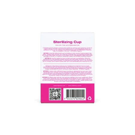 Intimina Sterilisationstasse, Menstruationstasse Sterilisator, 1 Stück