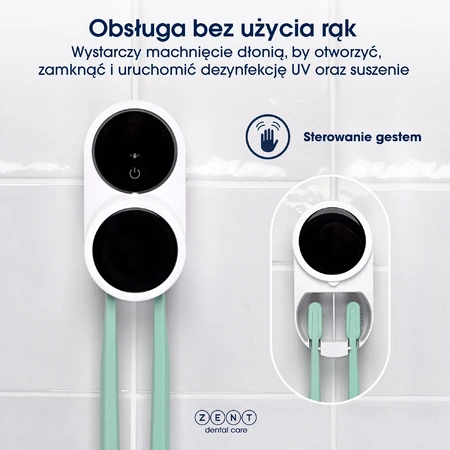 Zent Uveo Duo, soporte UV y esterilizador de cepillos de dientes