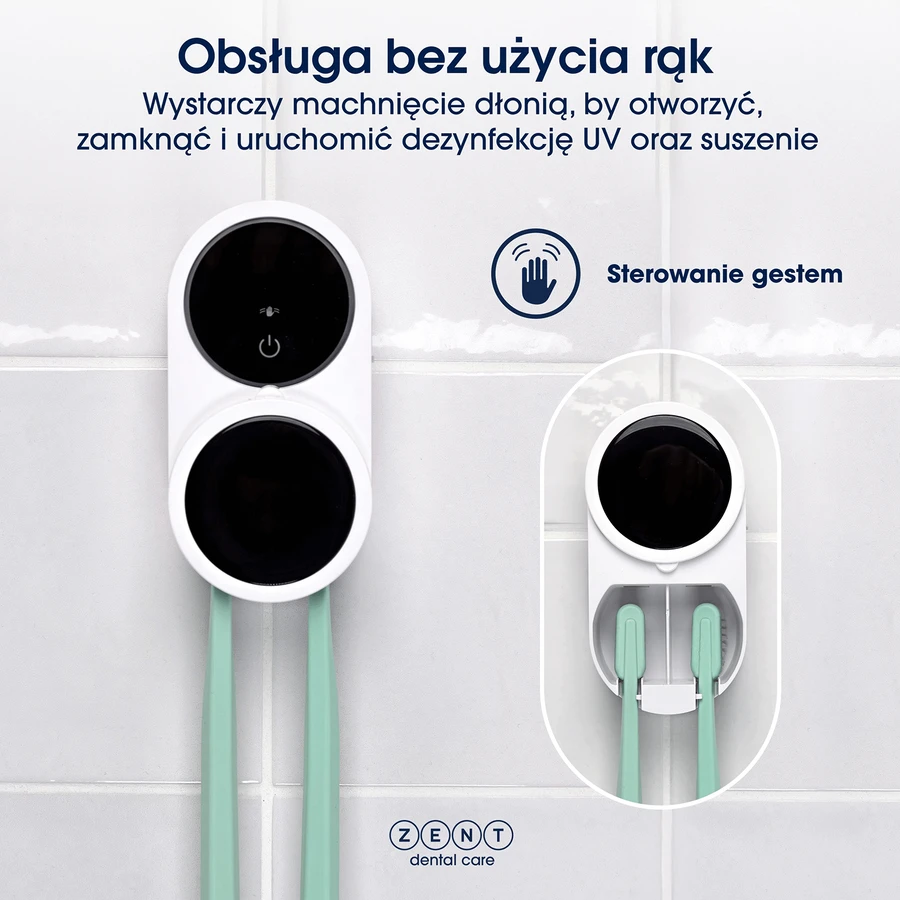 Zent Uveo Duo, soporte UV y esterilizador de cepillos de dientes
