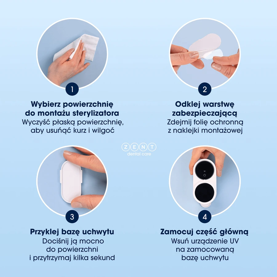 Zent Uveo Duo, soporte UV y esterilizador de cepillos de dientes