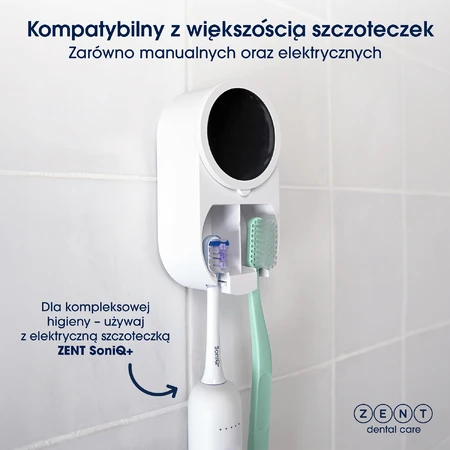 Zent Uveo Duo, soporte UV y esterilizador de cepillos de dientes