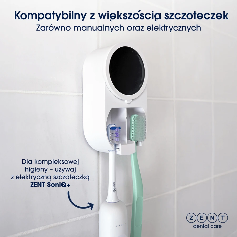 Zent Uveo Duo, soporte UV y esterilizador de cepillos de dientes