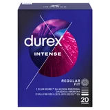 Durex Intense, Kondome mit stimulierendem Gel, gerippt mit Paspel, 20 Stück