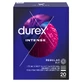 Durex Intense, condooms met stimulerende gel, geribbeld met bies, 20 stuks