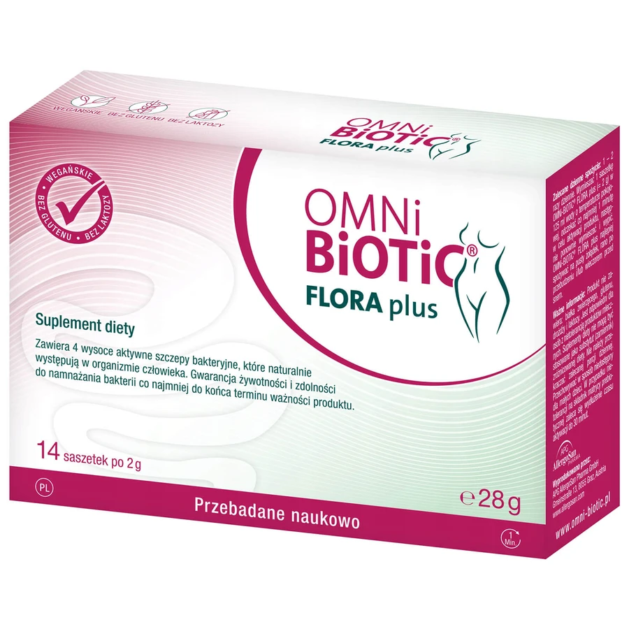 OmniBiotic Flora Plus, poeder, 2 g x 14 sachets