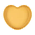 Canpol Bebés, ventosa de silicona, corazón, amarillo, a partir de 6 meses, 1 ud.