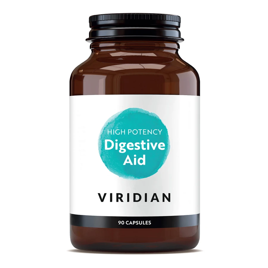 Viridian Digestive Aid Formula, spijsverteringsenzymen, 90 capsules