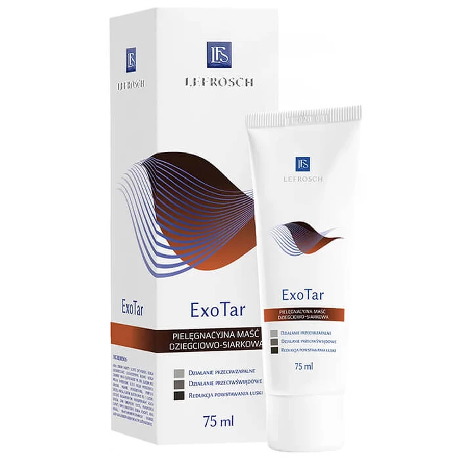 Lefrosch ExoTar, nursing tar and sulfur ointment, 75 ml