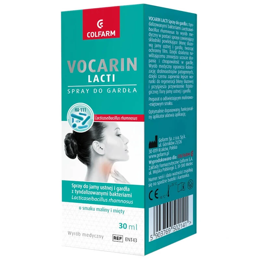 Vocarin Lacti, Rachenspray, 30 ml