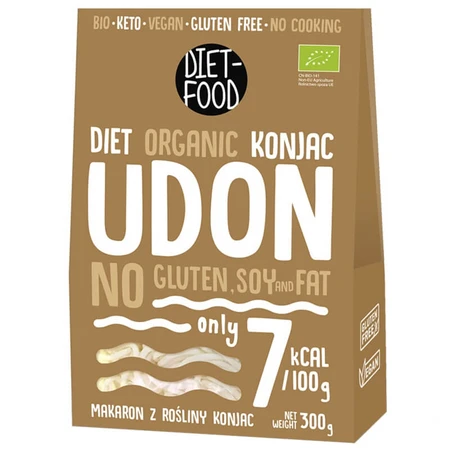 Diet-Food Konjac Diet Udon, shirataki noodles, konjac, Bio, 300 g