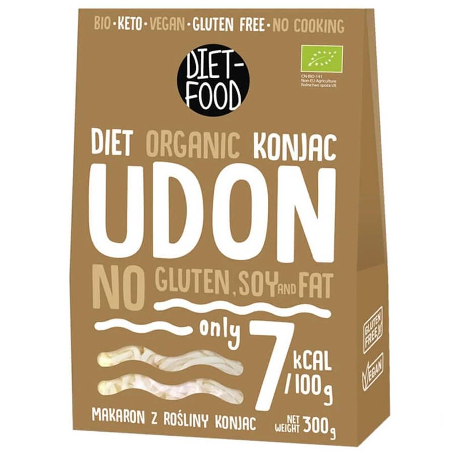 Diet-Food Konjac Diet Udon, shirataki noodles, konjac, Bio, 300 g