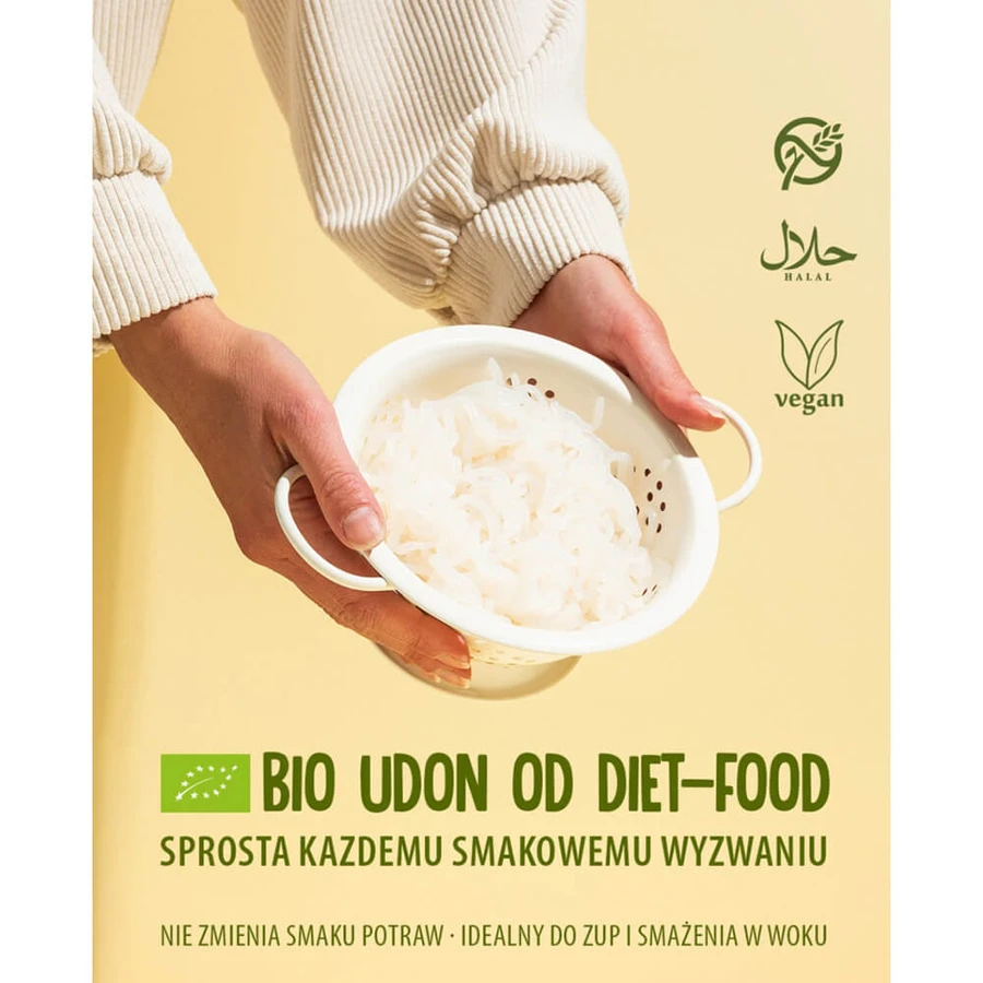 Diet-Food Konjac Diet Udon, shirataki noodles, konjac, Bio, 300 g